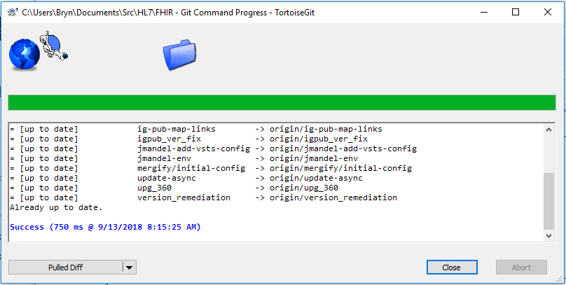 TortoiseGit Up To Date