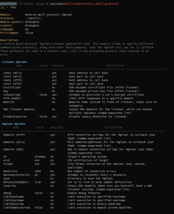 Multi-Protocol-Payloads